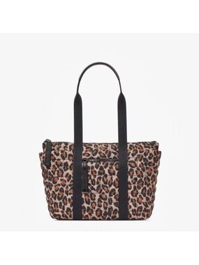 Kate Spade Camden Quilted
Leopard Printed Medium Tote Bag, Brown Multi NEW NWT